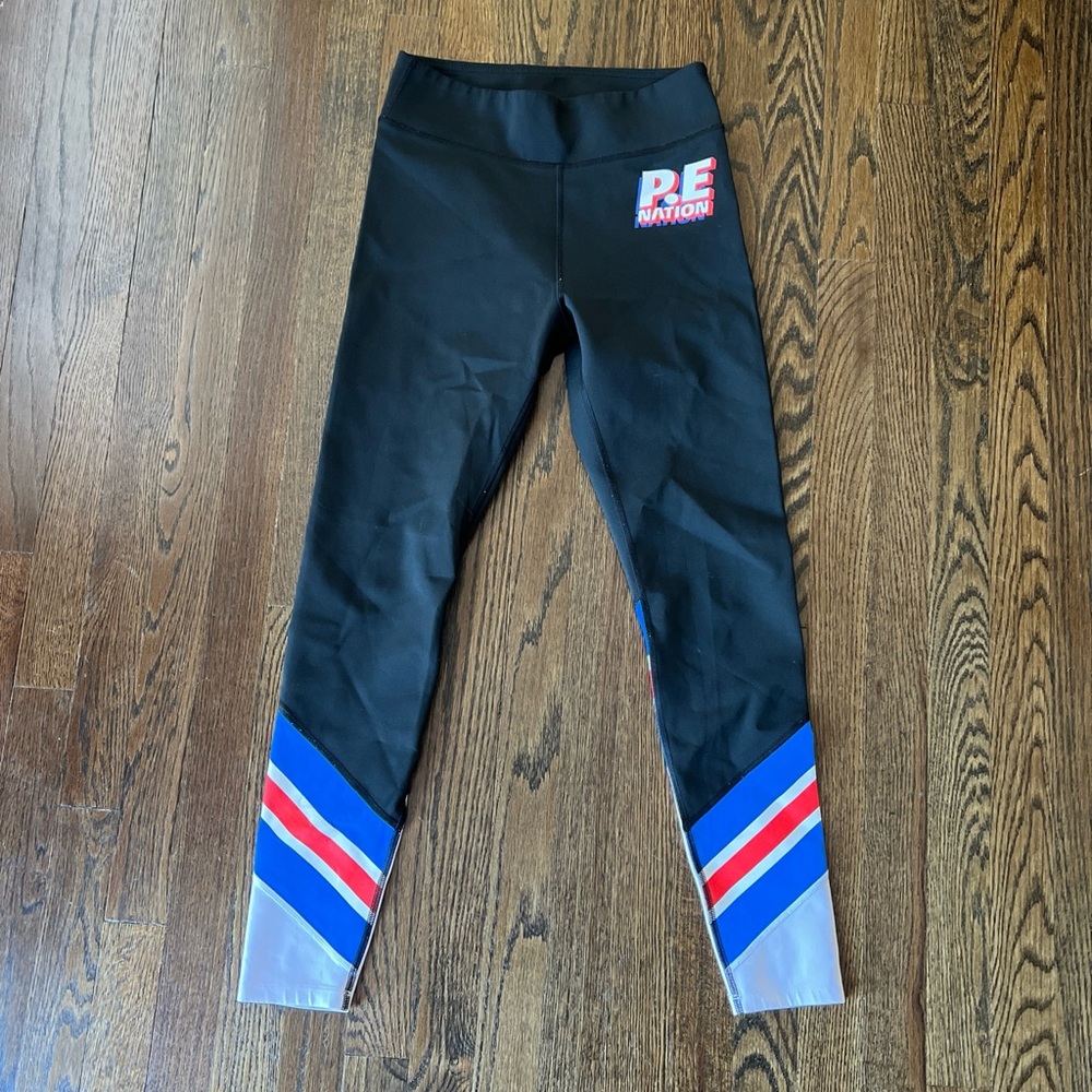P.E Nation Red White and Blue Leggings